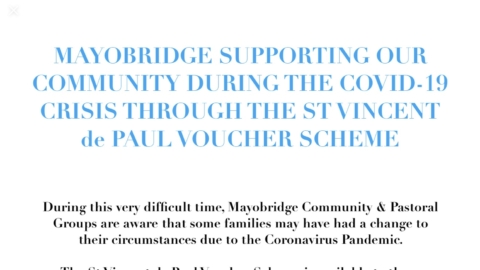 MAYOBRIDGE SUPPORTING COMMUNITY DURING COVID-19