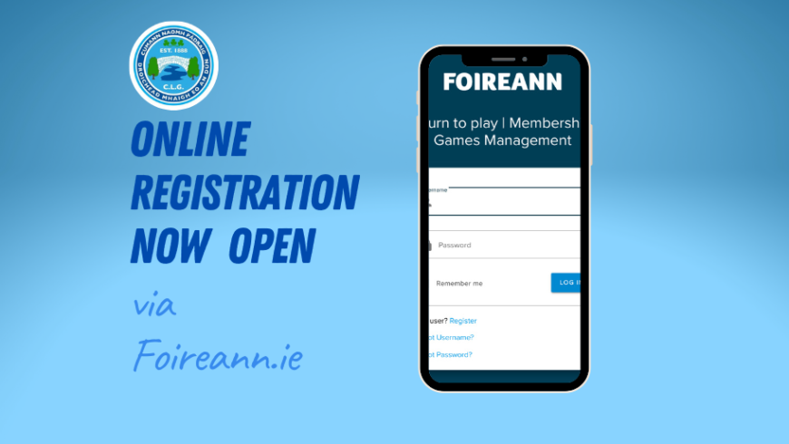 Online Registration is Now Open